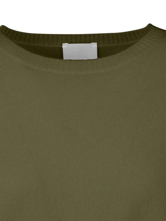 Allude Cashmere Pullover, Army